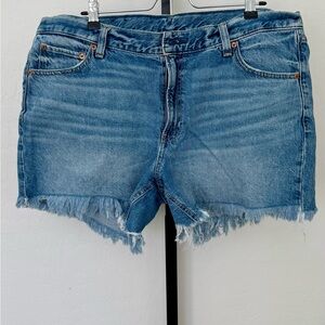 Gap Low Stride Denim Cut Off Shorts Size 32 / 14
